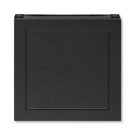 kryt spínače kartového; onyx/kouřová černá, design LEVIT M